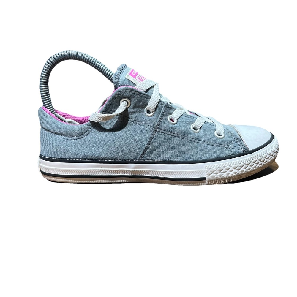 Converse Chuck Oxford Gray Pink Shoes Sneakers Youth Size 3 Lace Up 664653F